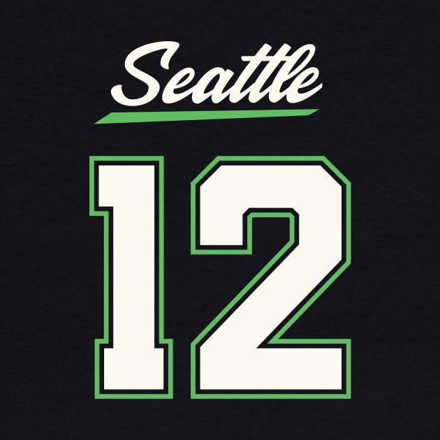 12th Man Seattle by johnnystackart